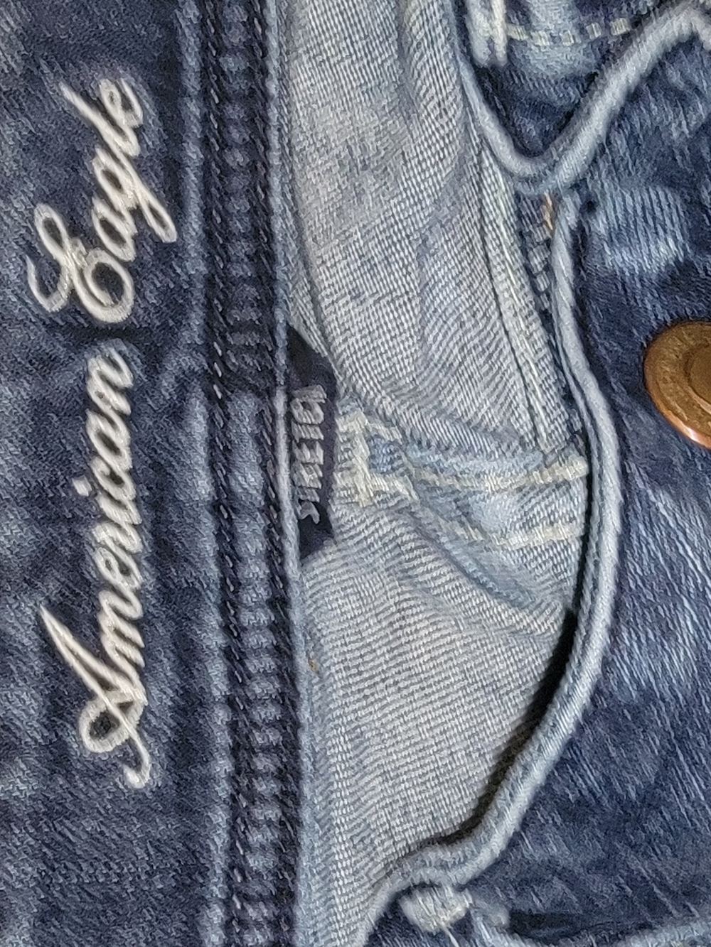 American Eagle Outfitters Light and Dark Wash Women's Denim Jeans